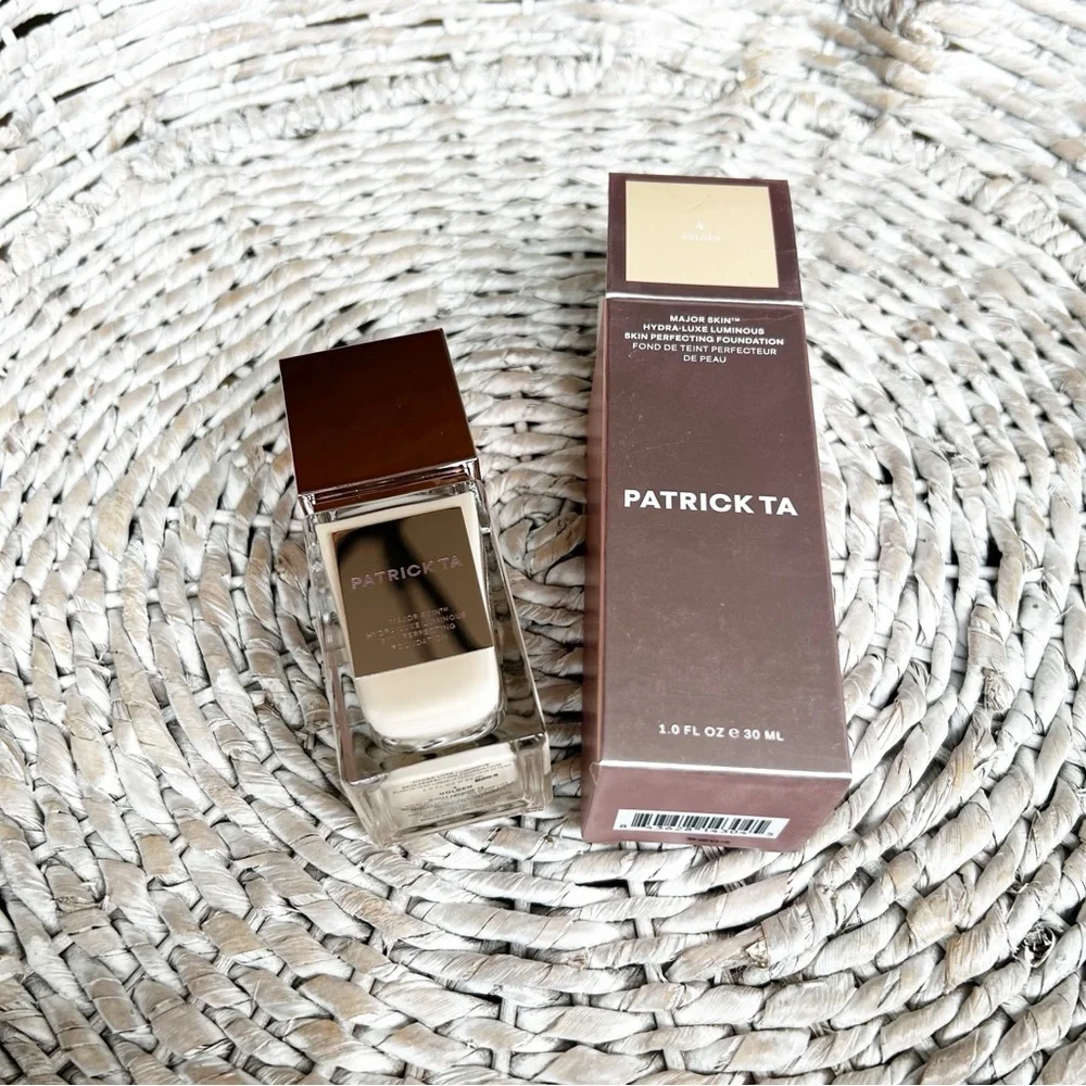 New Patrick Ta Major Skin Hydra-Luxe Foundation 4 Golden
